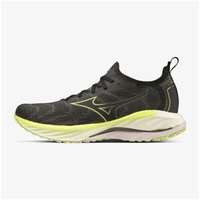 Mizuno Wave Neo Wind [J1GC227852] 男 慢跑鞋 運動 路跑 高緩衝 襪套式 美津濃 黑黃