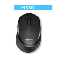 Logitech Original M330 Wireless Silent Mouse with USB 1000DPI Optical Mouse for Office PC/Laptop Mouse Gamer