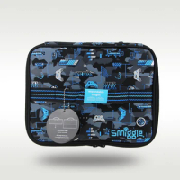 Australia Smiggle Original Children's Lunch Bag Boys Telescoping Handbag Black Blue Mechanical Tiger Outdoor Insulation Bags