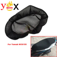 Scooter Bike Motorcycle Set Seat Cover Cushion Pad Guard Heat Insulation Breathable Net For Yamaha AEROX155 NVX155