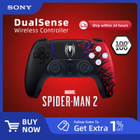 Sony PlayStation DualSense Wireless Controller – Marvels Spider Man 2 Edition - PlayStation 5 PS5 Controller