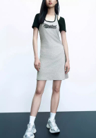 Urban Revivo Letter Printed Skinny Dress