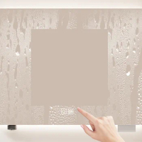 Beauty stainless steel mirror cabinet with light smart defogging mirror cabinet bathroom cabinet mirror