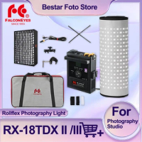 Falcon Eyes RX-18TDX II RX-18TDX III Bi-color 100W 3000K-5600K Waterproof LED Flexible Video Light for Photography Studio