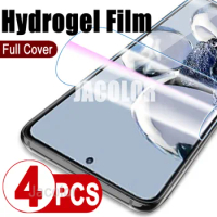 4PCS Full Cover Hydrogel Film For Xiaomi 12T Pro 12 T Lite Xiaomy Xiomi 12Lite 12TPro Screen Protector Protection 600D Not Glass