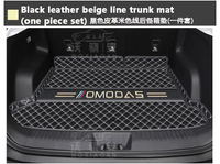 แผ่นรองท้ายรถ Chery Omoda 5 2022 2023 แผ่นรองท้ายรถ แผ่นป้องกันพรมหนังสำหรับบรรทุกสัมภาระ อุปกรณ์เสร