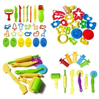 DIY Slimes Play Dough Tools Sets Accessories Plasticine Modeling Soft Clay Kits Cutters Molds Educational Toys for Children