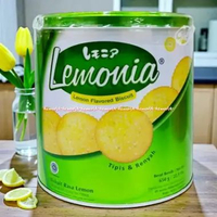 Nissin Lemonia 650gr Lemon Flavored Biskuit Biscuit Rasa Jeruk Lemon Kaleng Nisin Lemon nia Pakai Gu