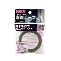 【GOOD LIFE 品好生活】超強力耐熱15mm雙面膠帶（灰色）(日本直送 均一價)