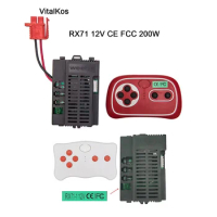 VitalKos Weelye RX71 12V 200W Receiver CE/FCC Kids Electric Car 2.4G Bluetooth Transmitter Receiver (Optional) Car Parts