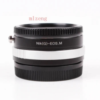 N/G-EOSM Focal Reducer Speed Booster adapter ring for nikon g AI F lens to canon EF-M EOSM/M2/M3/m5/M6/M10/m50/m100 camera