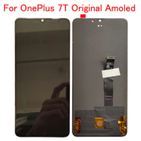 6.55 Inch Supor Amoled For OnePlus 7T Full LCD Screen Display Touch Panel Digitizer For OnePlus 7T Assembly LCD Display