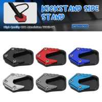 For CFMOTO NK250 250NK NK 250 NK 2022 2023 2024 CF MOTO 650TR-G 650MT Foot Side Stand Extension Pad Kickstand Kick Stand Plate