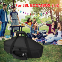 Portable Storage Bag Organizer Protective Accessories Carrying Case Shockproof Storage Shoulder Bags for JBL BOOMBOX 3/BOOMBOX 2