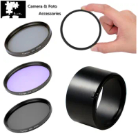 ET77 Reversible Lens Hood Flower Petal Filter UV CPL ND FLD For Canon RF 85mm f/2 Macro IS STM on EOS R RP R3 R5 R6 R7 R10 ET-77