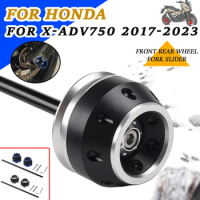 For Honda XADV 750 X-ADV 750 X-ADV750 2023 Motorcycle Front Rear Wheel Protector Axle Fork Crash Slider Falling Protection Guard