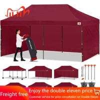 Heavy Duty Pop Up Canopy Tent With Sidewalls 10x20 Freight Free Garden Camping Supplies Waterproof Outdoor Awnings Tents Hiking