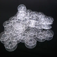 Hot sell 30pc Sewing Bobbins Spool Transparent Plastic Empty Bobbins For Brother Sewing Machine 5BB5552