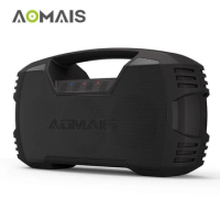 AOMAIS 30W Stereo Speaker Portable Wireless TWS Subwoofer Waterproof Bluetooth Speaker 40 Hour Long Battery Life Hands Free Call