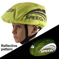 Waterproof Bike Helmet Cover With Reflective Strip Cycling Bicycle Helmet Rain Cover Road Bicycle Helmet Water Snow Cover