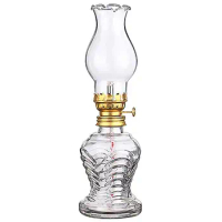 Glass Kerosene Lamp Glass Oil Lamp Vintage Oil Lamp Home Kerosene Lamp Home Glass Oil Lanterns Retro Decorative Ornament
