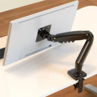 Computer monitor bracket cantilever screen desktop heightening sitting posture desktop space efficient office
