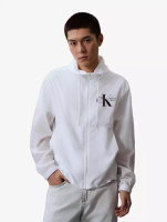 Calvin Klein CALVIN KLEIN JEANS - INSTITUTIONAL LOGO WINDBREAKER JACKET - Bright White - white