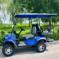 The World's Best-Selling New Powerful Battery-Powered Electric Off-Road 72V 6-Passenger Golf Cart For Families And Hunting