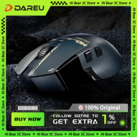 Dareu A980Pro Max Wireless Mouse Nearlink TFT Screen Three Modes Low Latency PAW3395 Sensor Gaming Mouse Magnesium Alloy Key WIN