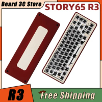 Story65 R3 Mechanical Keyboard Aluminium Alloy Wireless Gaming Keyboard Three Mode Keyboard Gasket Hot Swap Pc Accessories Gifts