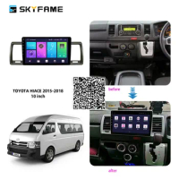 For TOYOTA HIACE 2015-2018 2 Din Car Radio Android Multimedia Player GPS Navigation IPS Screen DSP Stereo