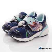 日本月星Moonstar童鞋-2E冰雪奇緣運動款12825藍(15-19cm中小童段))櫻桃家