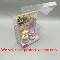 100pcs PET protective box For amiibo cat mario cat peach set special transparent display box storage box collection box