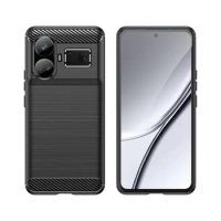 For Funda Realme GT5 Case Realme GT3 GT5 5G Cover Brushed TPU Cases Shockproof Silicone Protective P