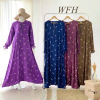 Daster Fifi Long WFH Gamis Busui Long Dress