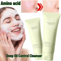 100ML JOYRUQO Amino Acid Soothes Sensitive Skin, Mild and Non-irritating, Deep Cleans Dirt, Shrinks Pores Facial Cleanser