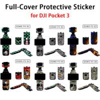 For DJI OSMO Pocket 3 Sticker Camera Film Body Waterproof Protective Sticker Skin Creator Stickers for DJI Pocket 3 Accessory