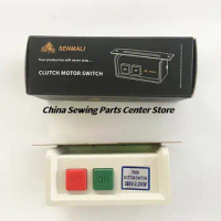 SENMALI Brand Clutch Motor Switch On Off Push Button Switch 380V 2.2KW JUKI BROTHER QIXING SINGER SUNSTRA Sewing Machine Parts