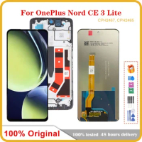 6.72" original For OnePlus Nord CE 3 Lite CPH2467 CPH2465 Display Touch Screen With Frame For 1+ Nord CE 3 Lite LCD Replacement