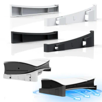 Horizontal Stand with Anti-Slip Mads Base Stand Holder Accessories Side Stand Base for Playstation 5 Slim Disc &amp; Digital Edition