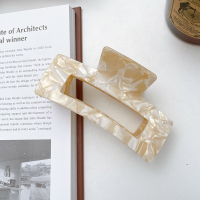 Phụ kiện Duo Wei Kẹp tóc lớn bằng acetate phong cách Hàn Quốc kẹp tóc búi kẹp tóc đuôi ngựa kẹp tó