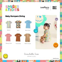 Soleil Baby Rompers Diving Unisex Short Sleeves, Baju Renang Anak 2Y Blue Glow