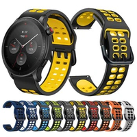 Sport Soft Silicone Double Buckle Strap For Huami Amazfit GTR 4 GTR3 GTR2 47mm Stratos3 Bracelet Watchband bands
