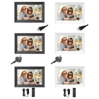 Digital Picture Frame 10.1 Inch 32GB Wifi Photo Frame IPS Touch-Screen Rotation Photo Sharing Via APP Durable Easy To Use
