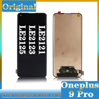 Original AMOLED For OnePlus 9 Pro LCD Display Touch Screen Replacement Digitizer Assembly 1+9 Pro LE2121 LE2125 LE2123 LE2127