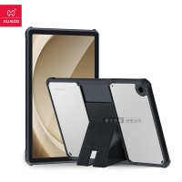 【XUNDD 訊迪】三星 Galaxy Tab A9+ 11吋 軍事氣囊 隱形支架平板防摔保護殼套-極簡黑(X210 X216)
