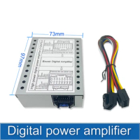 Car DSP Amplifier Audio EQ Sound Effects HIFI 60w*4 High Fidelity Power 20Hz-20KHz For Android System Car Power Amplifier