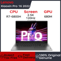 Lenovo Laptop Xiaoxin Pro 16 2022 AMD Ryzen R7 6800H 16GB RAM 512G/1T/2TB SSD R680M Notebook 16" 2.5K 120Hz Computer PC