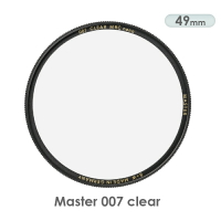 ◎相機專家◎ B+W Master 49mm 007 Clear MRC 純淨濾鏡超薄高硬度奈米 捷新公司貨【跨店APP下單最高20%點數回饋】