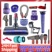 For Dyson DC V6 V7 V8 V10 V11 V15 V12 Slim Vacuum Cleaner Accessories Roller Brush Head Washable HEPA Filter Replacement Parts